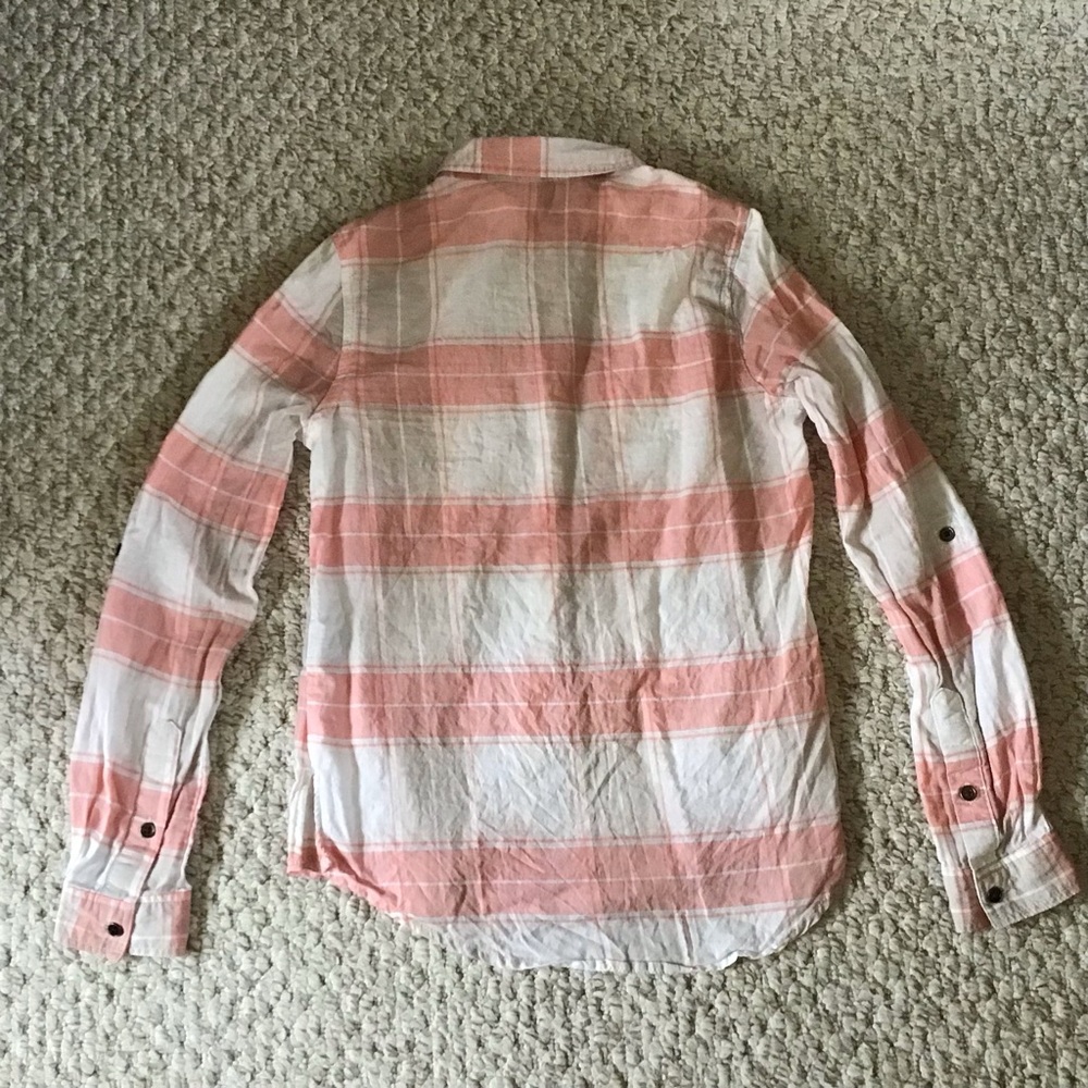💥3/$10 Charlotte Russe Plaid Button Down - Picture 2 of 7